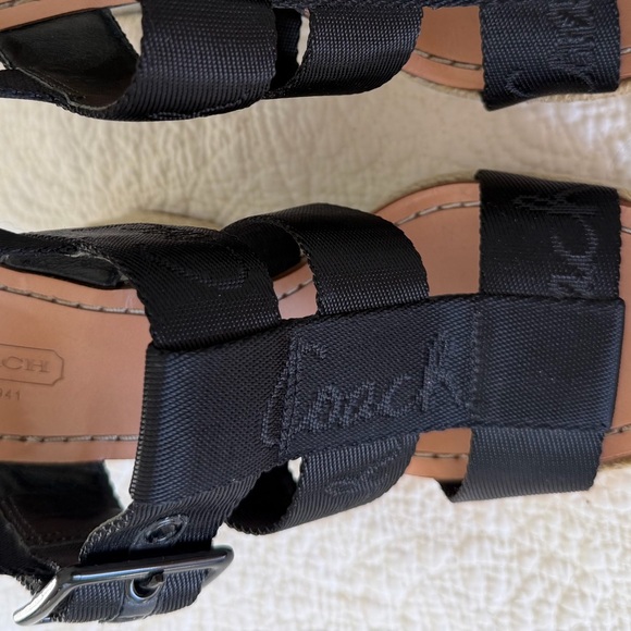 COACH Women's Black Sandals - Picture 3 of 11
